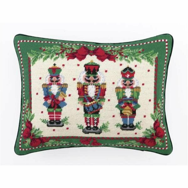 Puesta En Escena 14 x 18 in. Nutcracker Melody Needlepoint Pillow PU3673657